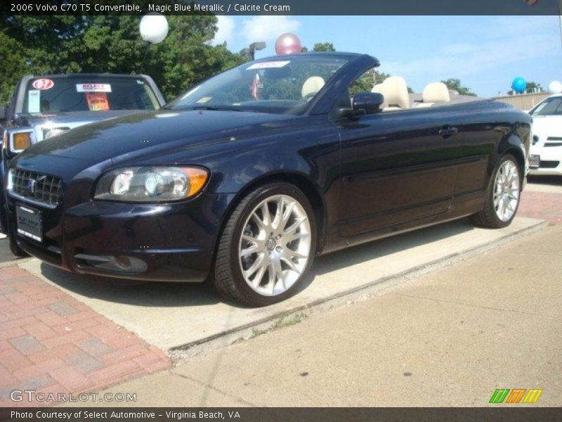 Magic Blue Metallic / Calcite Cream 2006 Volvo C70 T5 Convertible