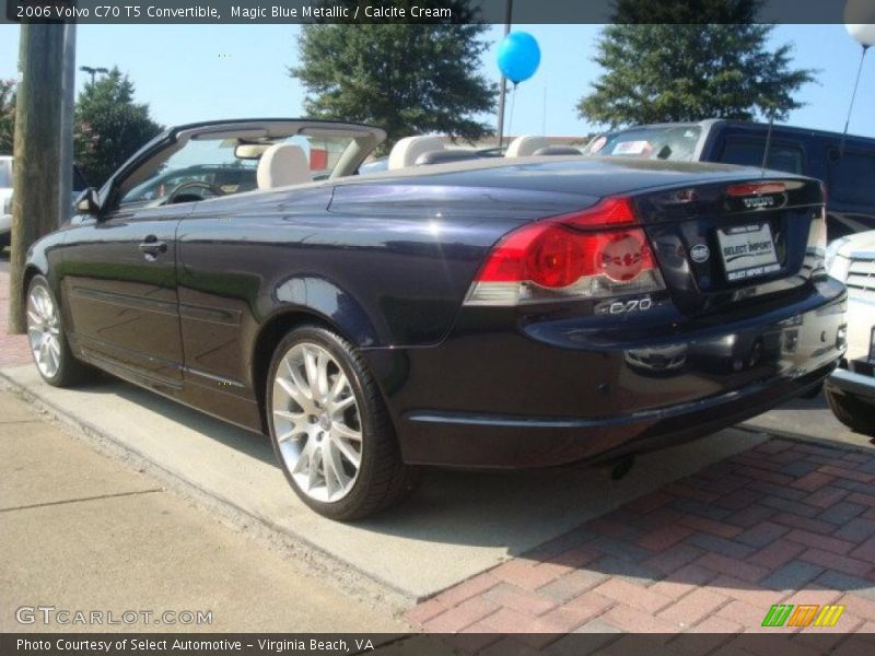 Magic Blue Metallic / Calcite Cream 2006 Volvo C70 T5 Convertible