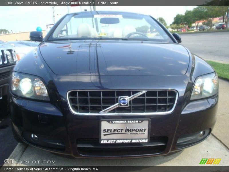 Magic Blue Metallic / Calcite Cream 2006 Volvo C70 T5 Convertible