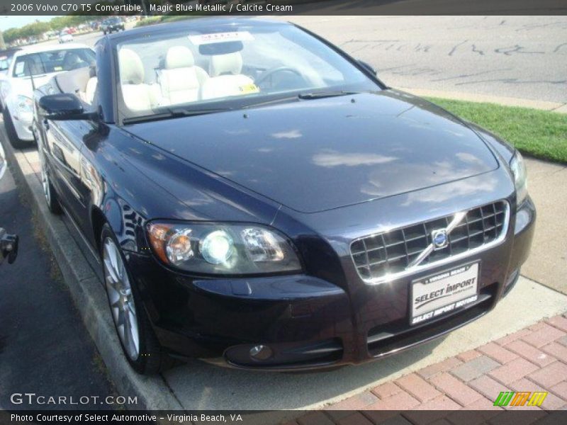 Magic Blue Metallic / Calcite Cream 2006 Volvo C70 T5 Convertible