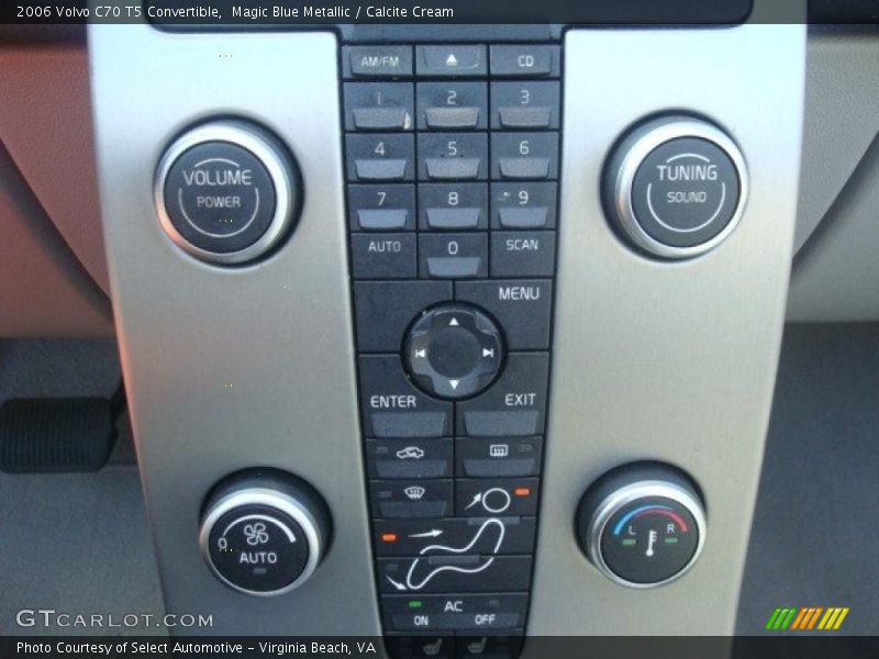 Magic Blue Metallic / Calcite Cream 2006 Volvo C70 T5 Convertible