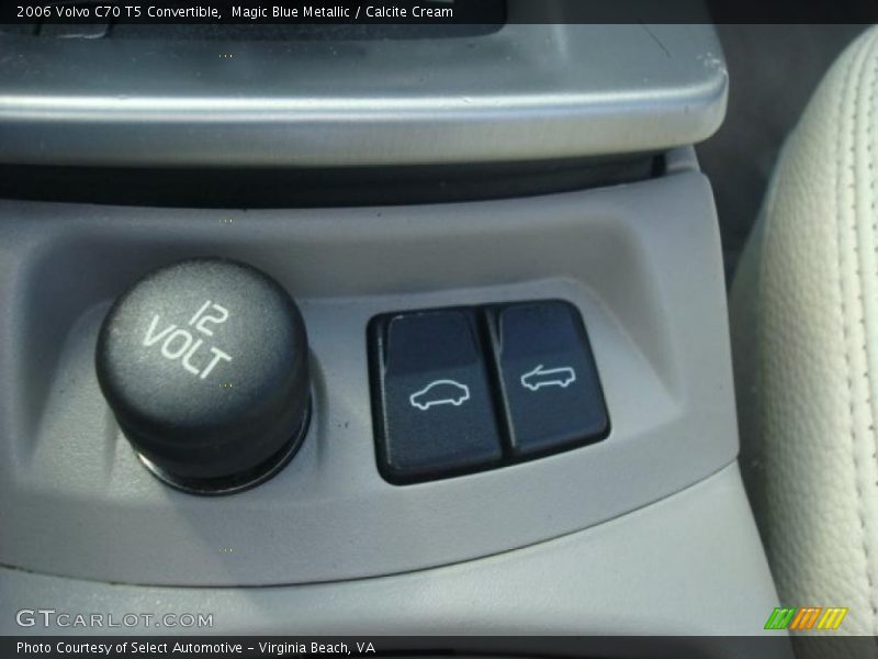 Magic Blue Metallic / Calcite Cream 2006 Volvo C70 T5 Convertible