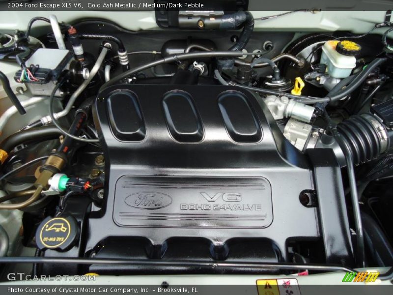 Gold Ash Metallic / Medium/Dark Pebble 2004 Ford Escape XLS V6