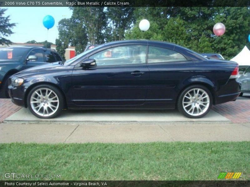 Magic Blue Metallic / Calcite Cream 2006 Volvo C70 T5 Convertible