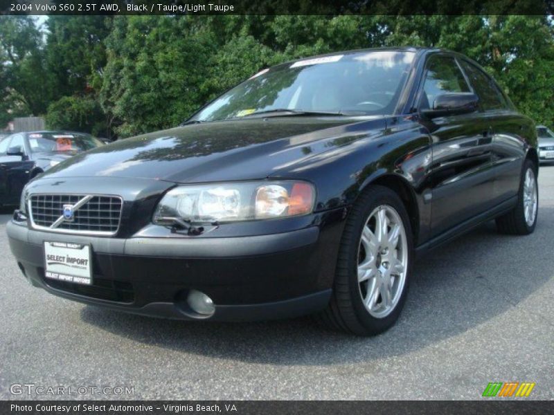 Black / Taupe/Light Taupe 2004 Volvo S60 2.5T AWD