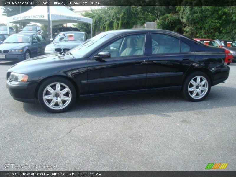 Black / Taupe/Light Taupe 2004 Volvo S60 2.5T AWD