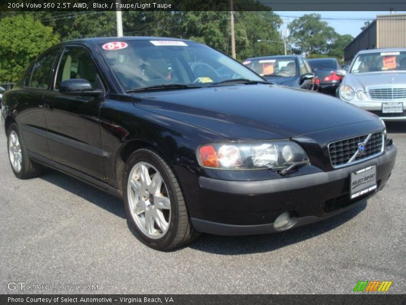Black / Taupe/Light Taupe 2004 Volvo S60 2.5T AWD