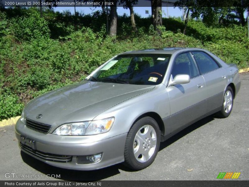 Millennium Silver Metallic / Black 2000 Lexus ES 300 Sedan