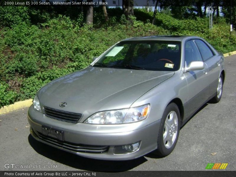 Millennium Silver Metallic / Black 2000 Lexus ES 300 Sedan