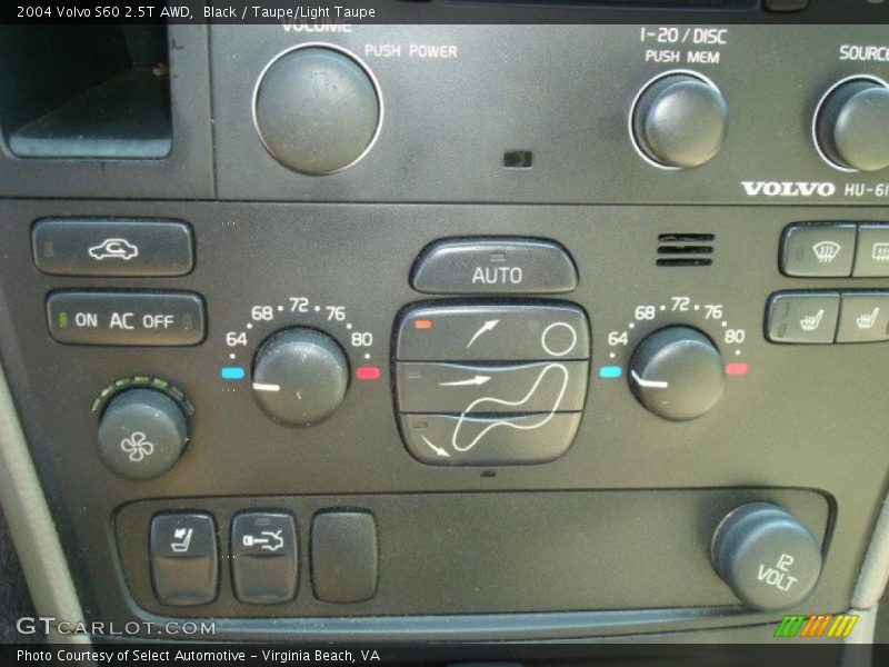 Black / Taupe/Light Taupe 2004 Volvo S60 2.5T AWD