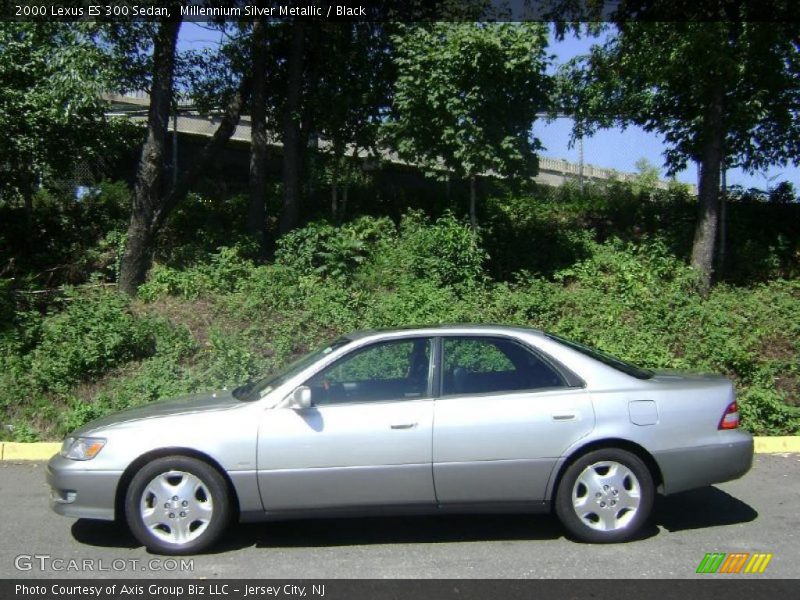 Millennium Silver Metallic / Black 2000 Lexus ES 300 Sedan