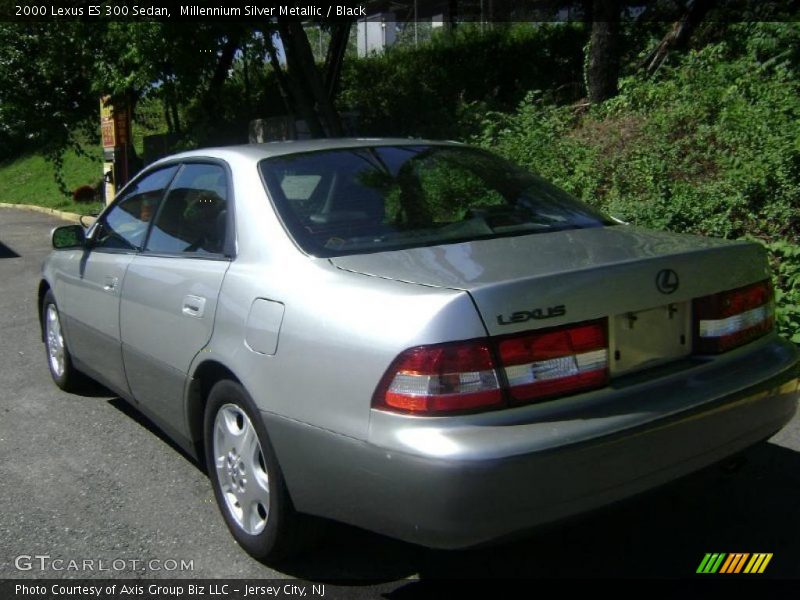 Millennium Silver Metallic / Black 2000 Lexus ES 300 Sedan