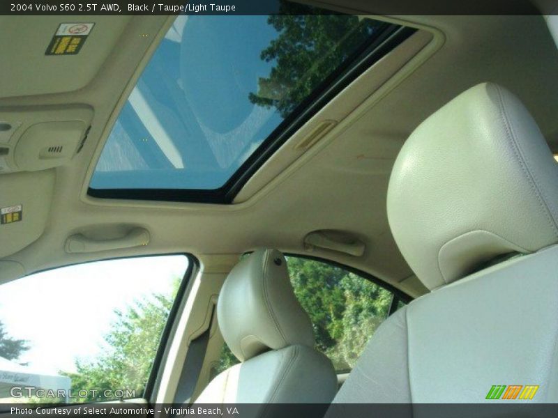 Black / Taupe/Light Taupe 2004 Volvo S60 2.5T AWD