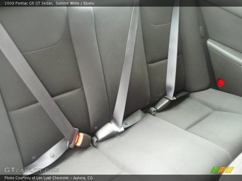Summit White / Ebony 2009 Pontiac G6 GT Sedan