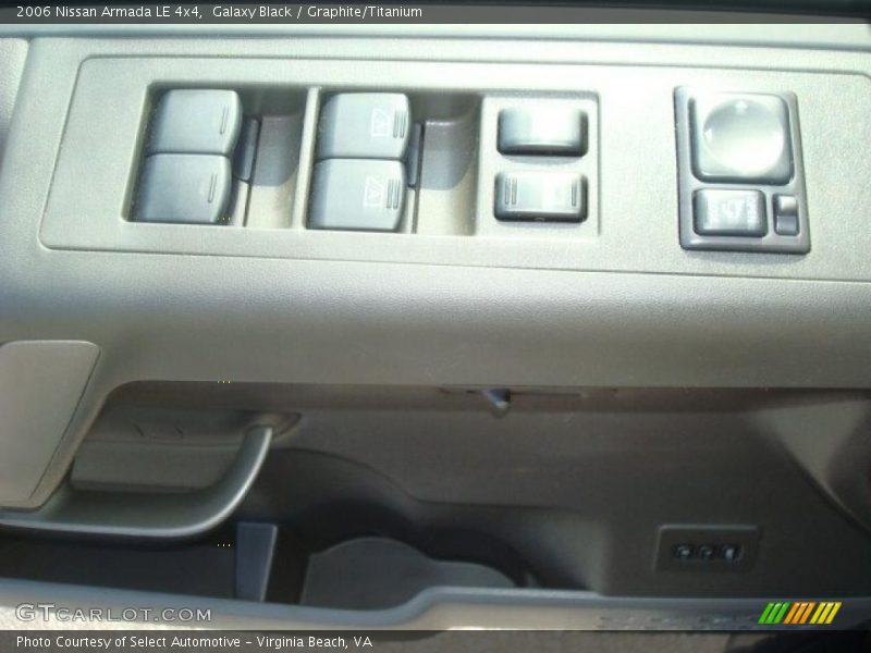 Galaxy Black / Graphite/Titanium 2006 Nissan Armada LE 4x4