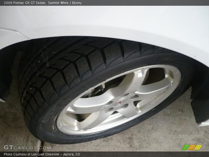 Summit White / Ebony 2009 Pontiac G6 GT Sedan