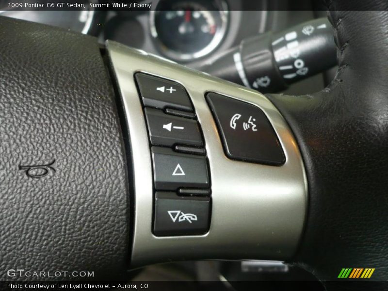 Summit White / Ebony 2009 Pontiac G6 GT Sedan