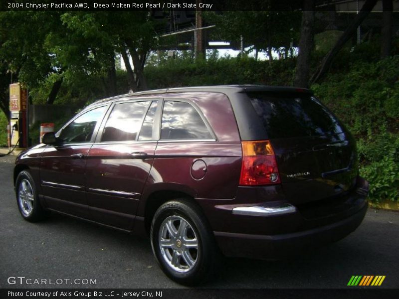 Deep Molten Red Pearl / Dark Slate Gray 2004 Chrysler Pacifica AWD