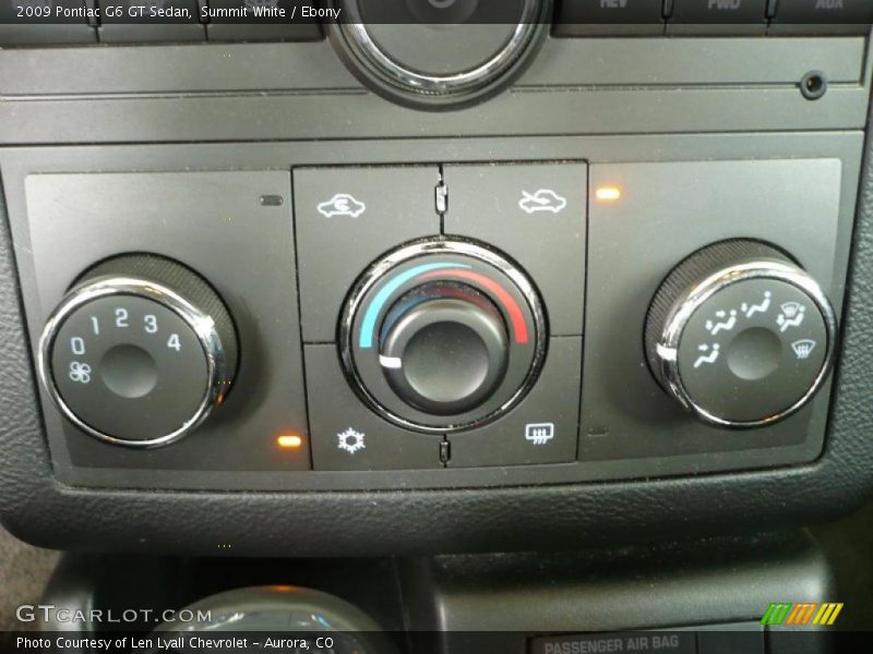 Summit White / Ebony 2009 Pontiac G6 GT Sedan