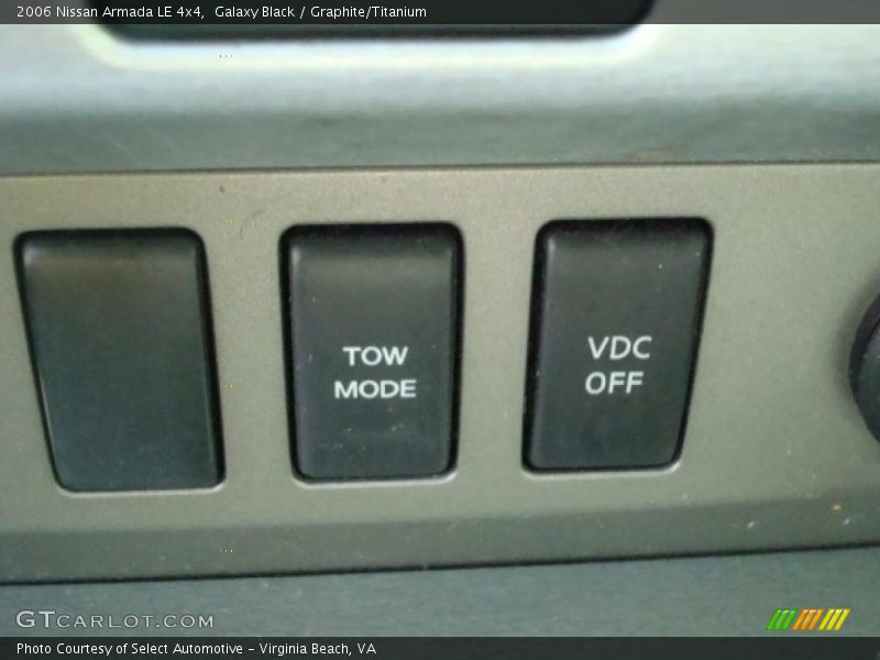 Galaxy Black / Graphite/Titanium 2006 Nissan Armada LE 4x4
