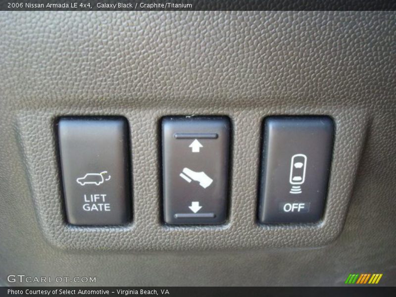 Galaxy Black / Graphite/Titanium 2006 Nissan Armada LE 4x4