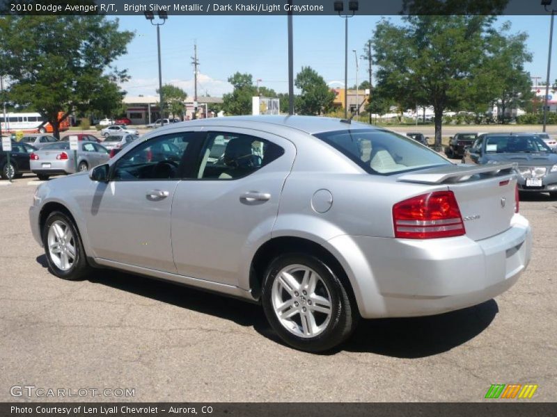 Bright Silver Metallic / Dark Khaki/Light Graystone 2010 Dodge Avenger R/T