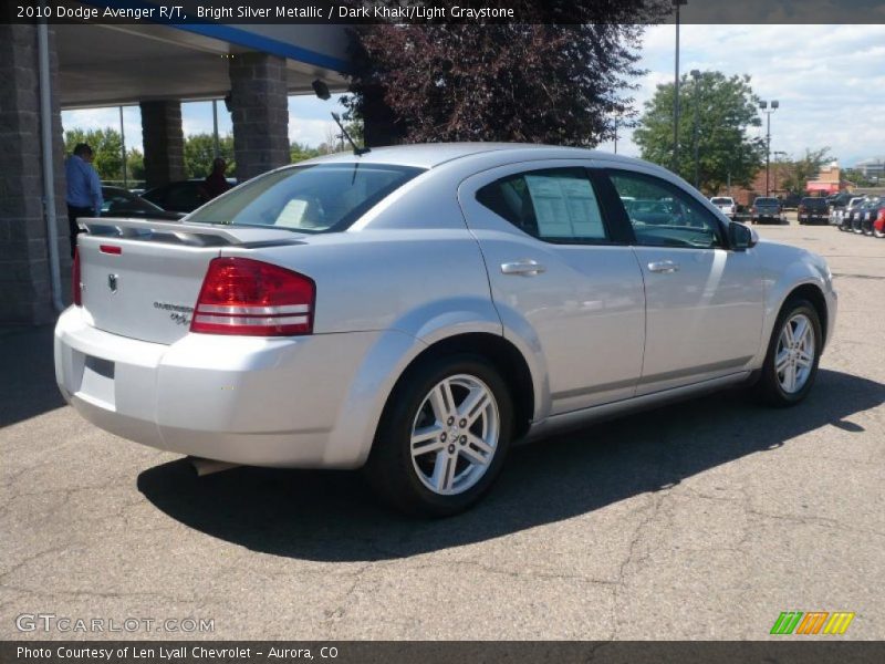 Bright Silver Metallic / Dark Khaki/Light Graystone 2010 Dodge Avenger R/T
