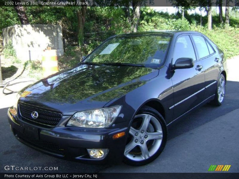 Graphite Gray Pearl / Black 2002 Lexus IS 300