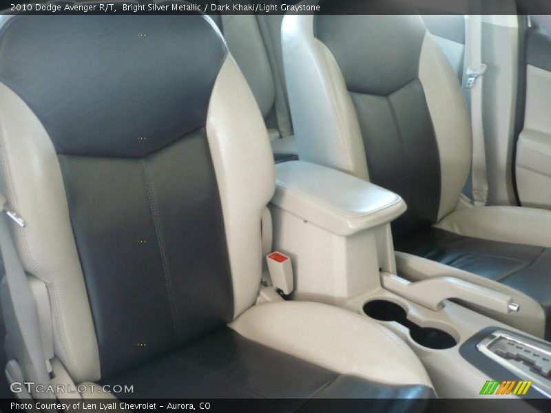 Bright Silver Metallic / Dark Khaki/Light Graystone 2010 Dodge Avenger R/T