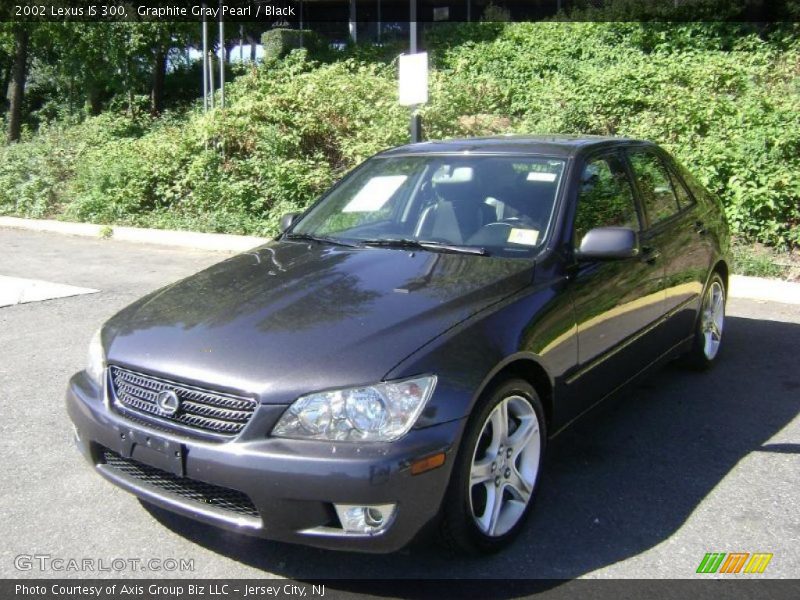 Graphite Gray Pearl / Black 2002 Lexus IS 300