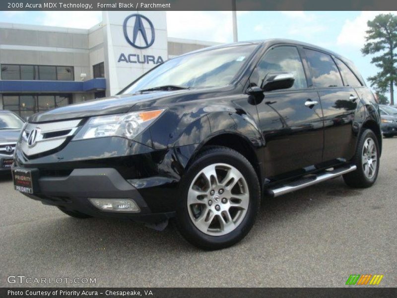 Formal Black / Parchment 2008 Acura MDX Technology