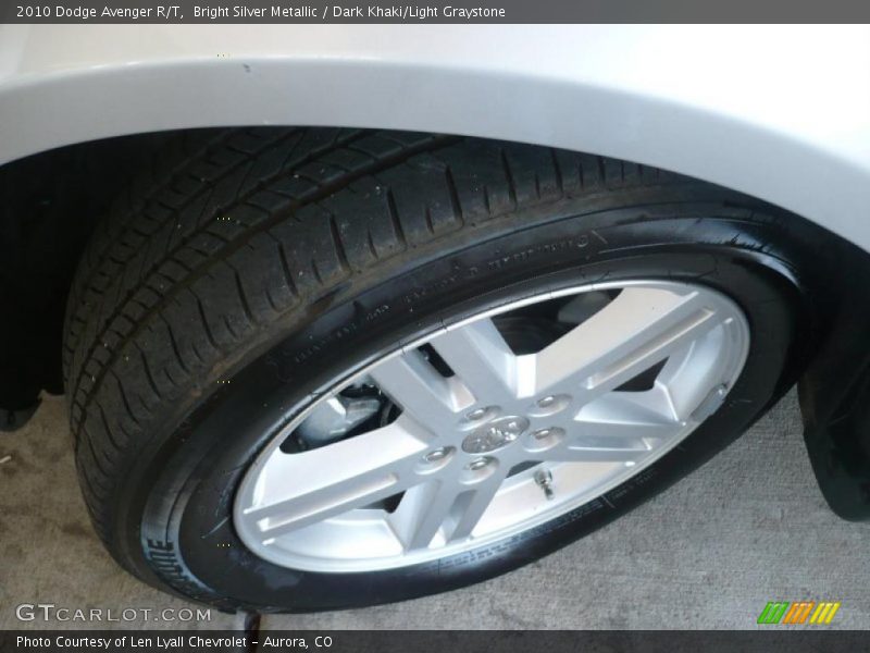 Bright Silver Metallic / Dark Khaki/Light Graystone 2010 Dodge Avenger R/T
