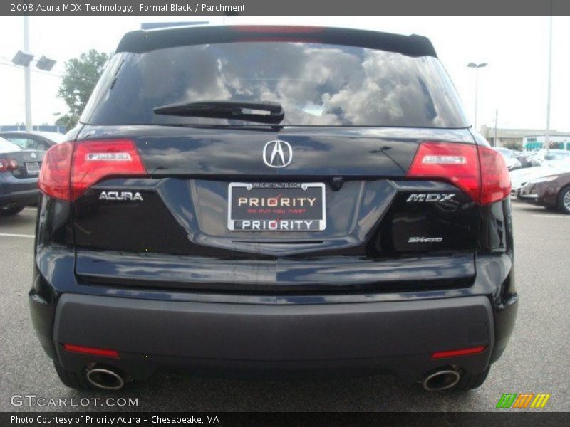 Formal Black / Parchment 2008 Acura MDX Technology
