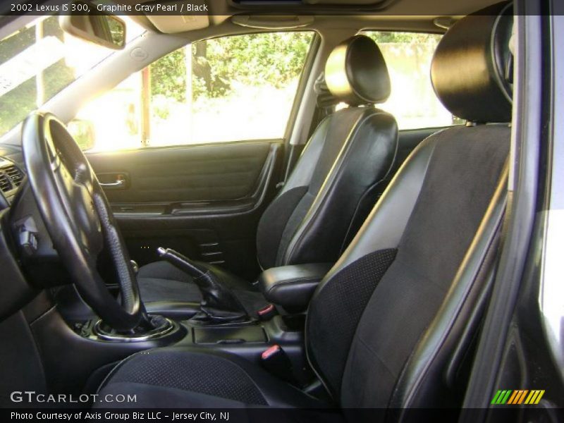 Graphite Gray Pearl / Black 2002 Lexus IS 300