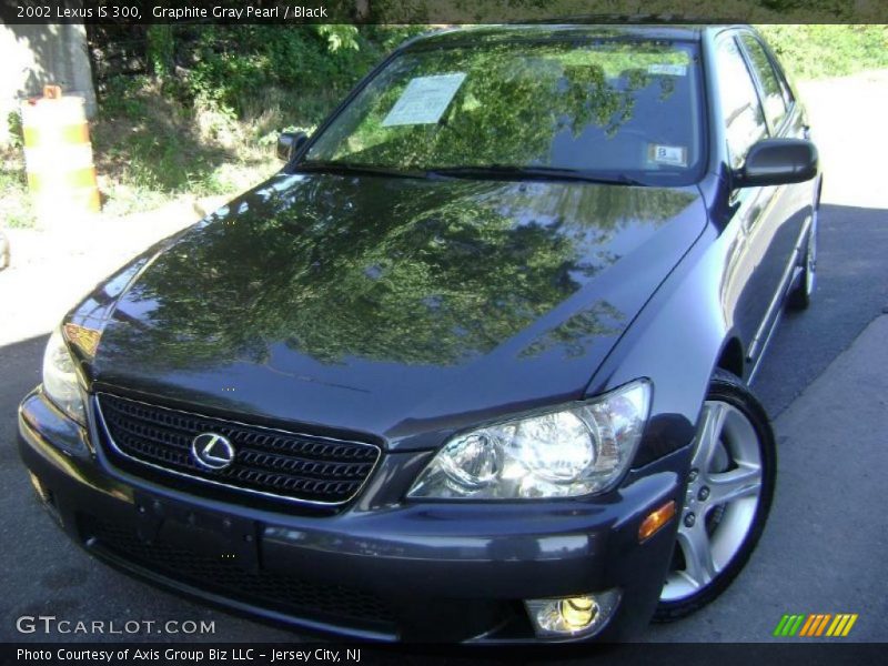 Graphite Gray Pearl / Black 2002 Lexus IS 300