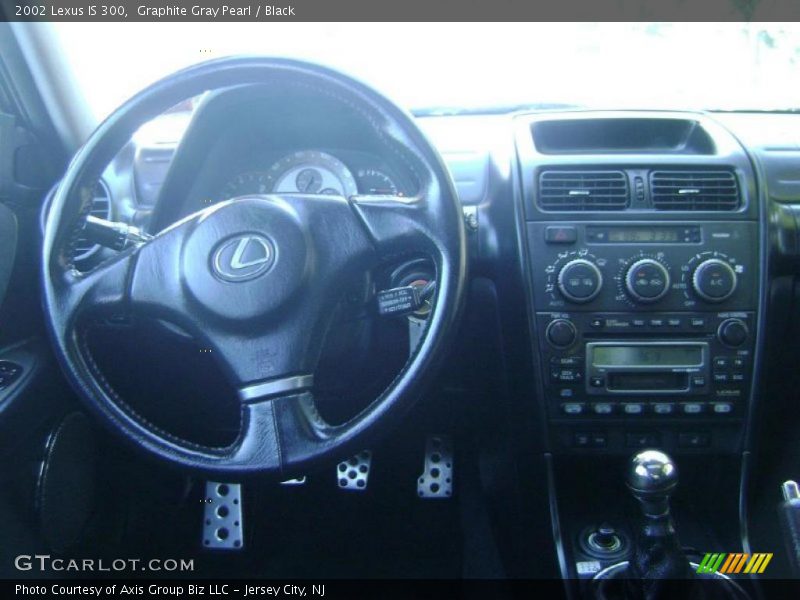 Graphite Gray Pearl / Black 2002 Lexus IS 300