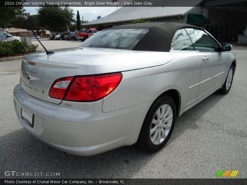 Bright Silver Metallic / Dark Slate Gray 2010 Chrysler Sebring Touring Convertible