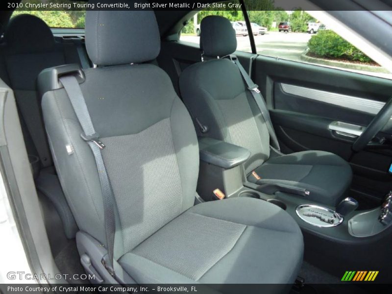 Bright Silver Metallic / Dark Slate Gray 2010 Chrysler Sebring Touring Convertible