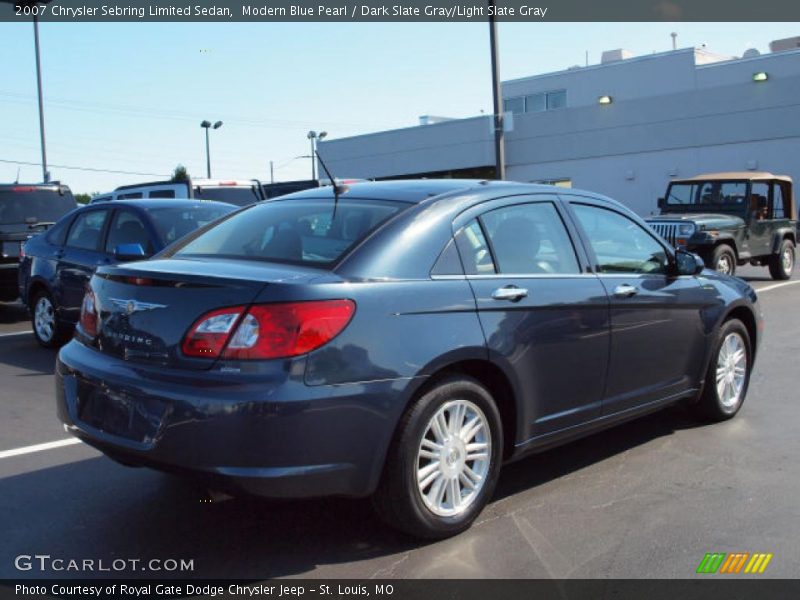 Modern Blue Pearl / Dark Slate Gray/Light Slate Gray 2007 Chrysler Sebring Limited Sedan