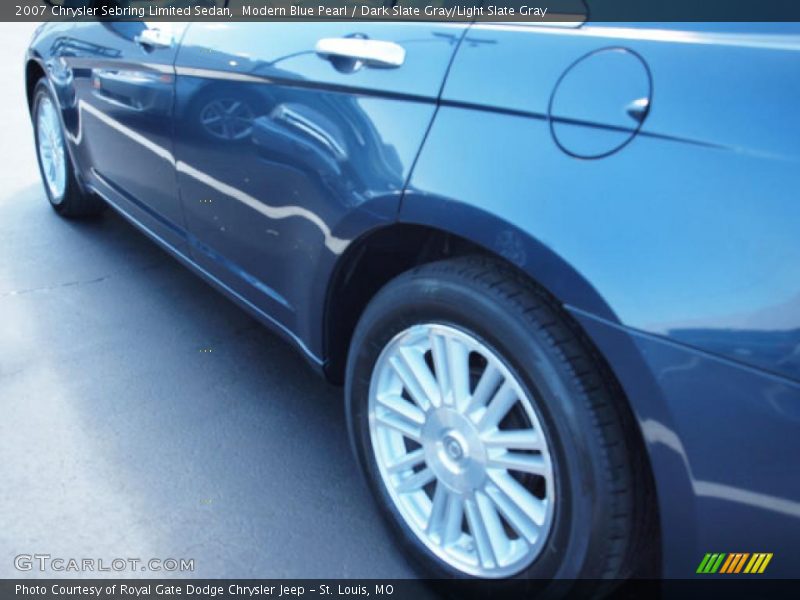 Modern Blue Pearl / Dark Slate Gray/Light Slate Gray 2007 Chrysler Sebring Limited Sedan