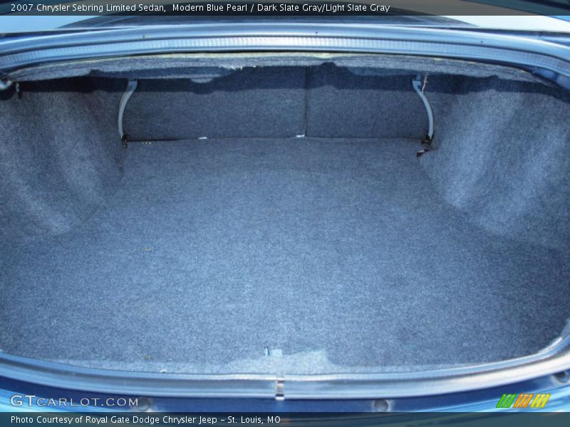Modern Blue Pearl / Dark Slate Gray/Light Slate Gray 2007 Chrysler Sebring Limited Sedan