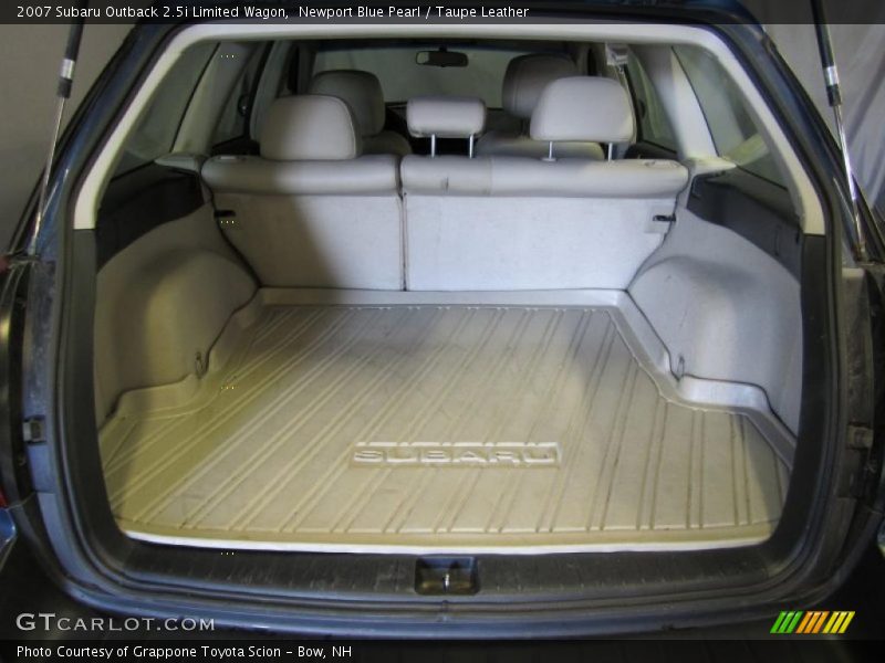 Newport Blue Pearl / Taupe Leather 2007 Subaru Outback 2.5i Limited Wagon