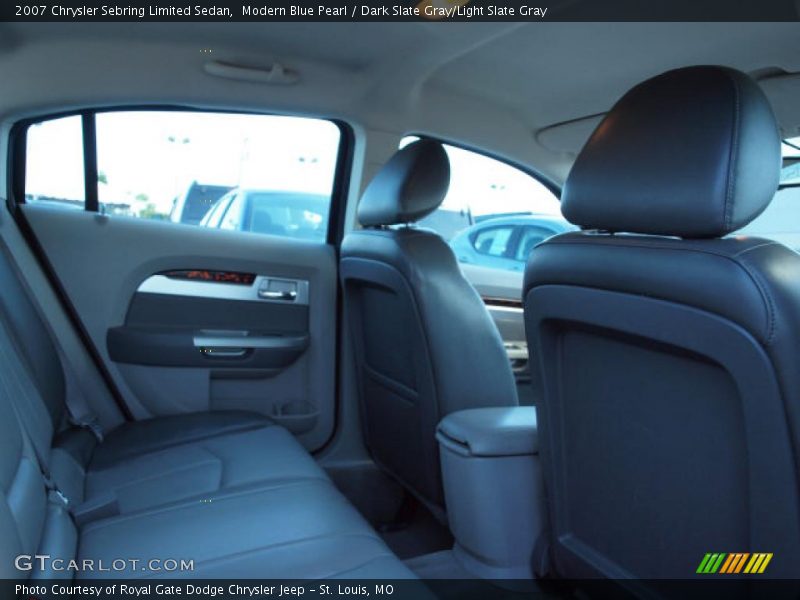 Modern Blue Pearl / Dark Slate Gray/Light Slate Gray 2007 Chrysler Sebring Limited Sedan