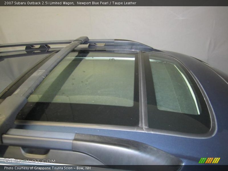 Newport Blue Pearl / Taupe Leather 2007 Subaru Outback 2.5i Limited Wagon