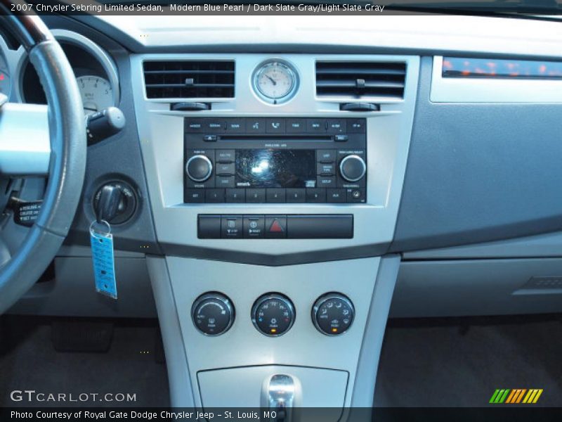 Modern Blue Pearl / Dark Slate Gray/Light Slate Gray 2007 Chrysler Sebring Limited Sedan