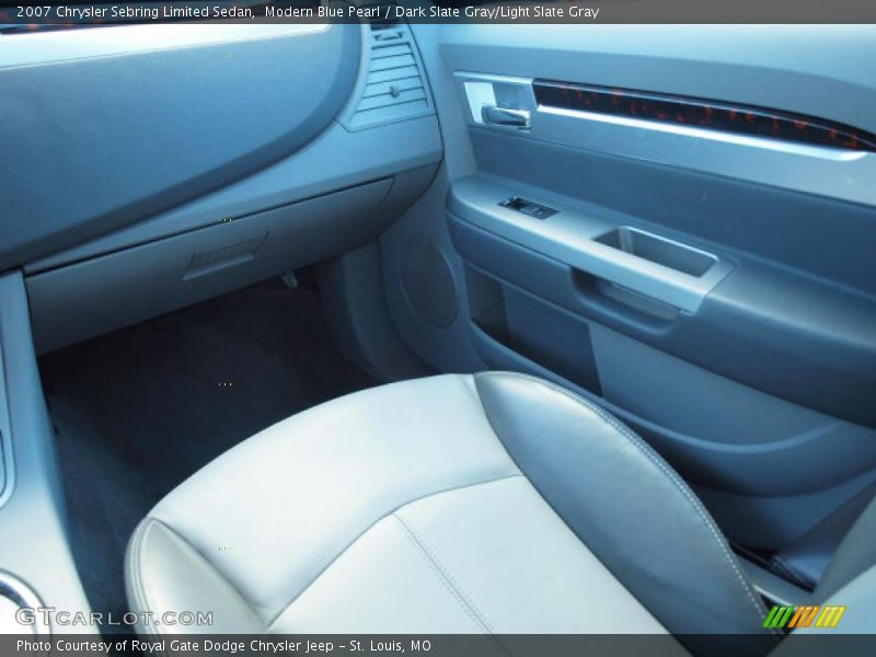 Modern Blue Pearl / Dark Slate Gray/Light Slate Gray 2007 Chrysler Sebring Limited Sedan