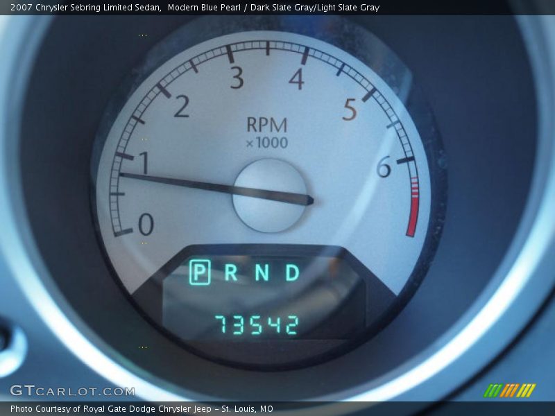 Modern Blue Pearl / Dark Slate Gray/Light Slate Gray 2007 Chrysler Sebring Limited Sedan