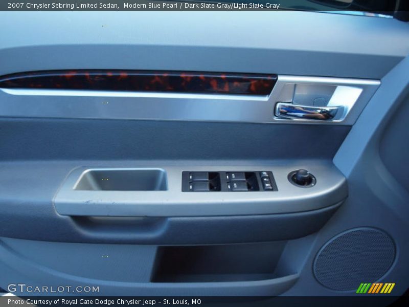 Modern Blue Pearl / Dark Slate Gray/Light Slate Gray 2007 Chrysler Sebring Limited Sedan