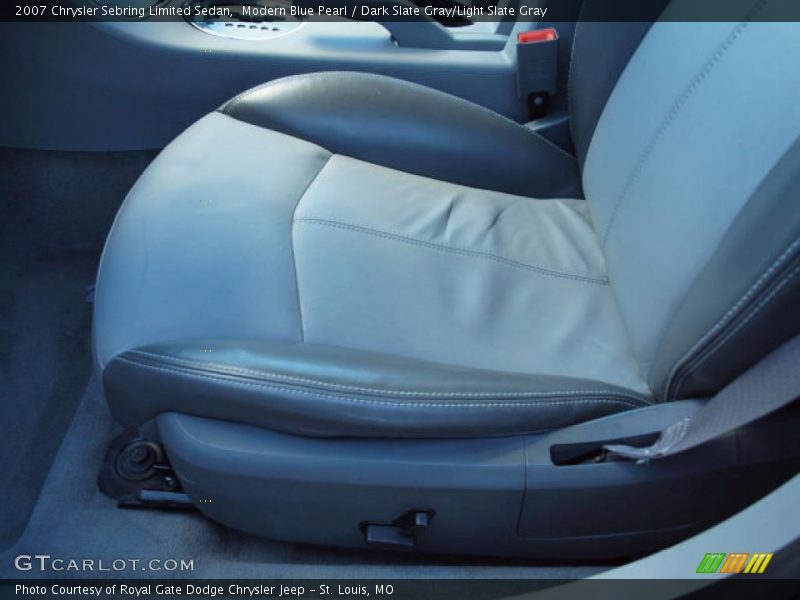 Modern Blue Pearl / Dark Slate Gray/Light Slate Gray 2007 Chrysler Sebring Limited Sedan