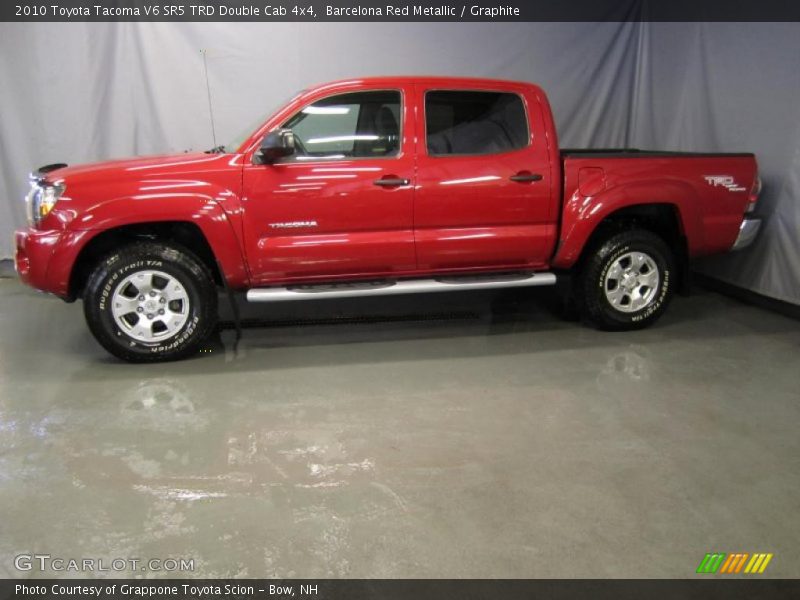 Barcelona Red Metallic / Graphite 2010 Toyota Tacoma V6 SR5 TRD Double Cab 4x4